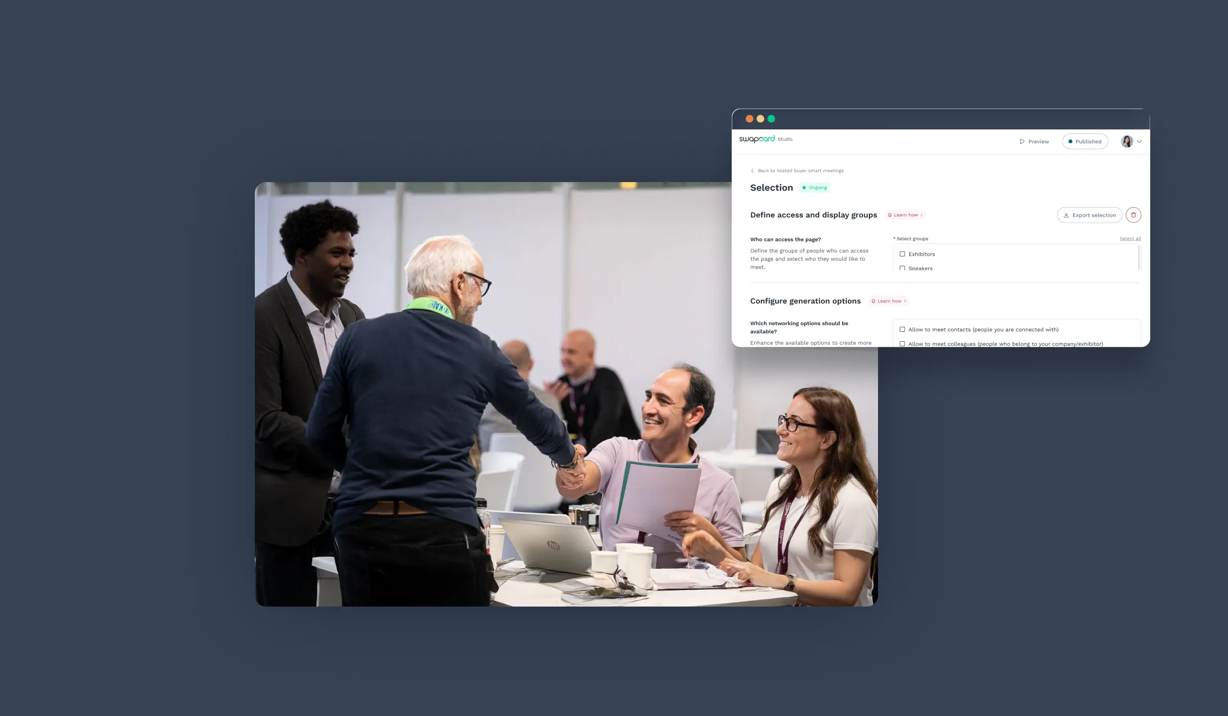 Swapcard hosted buyer program
