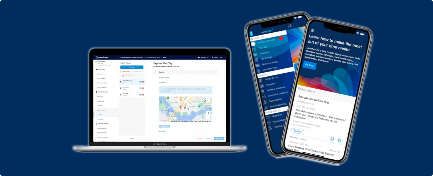 Eventbase is a premium event app platform
