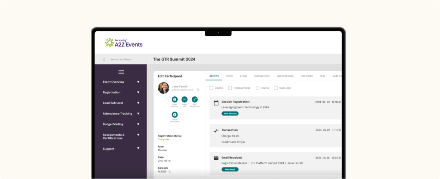 A2Z Events event registration platform for trade shows and associations
