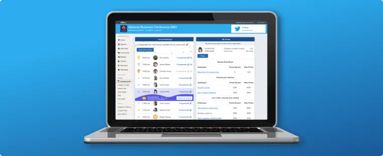 Whova is a very popular event management system
