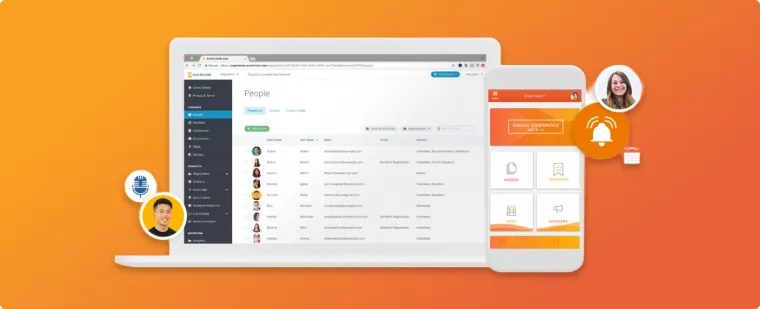 EventMobi is ideal for mid-sized conferences and association events‍