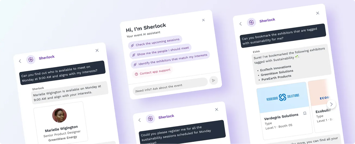 Swapcard built Sherlock, its event AI-assistant to relieve event staff from repetitive tasks