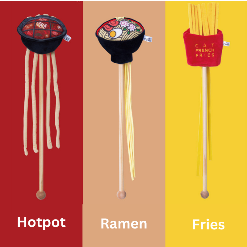 Purrfect play wand cat toy