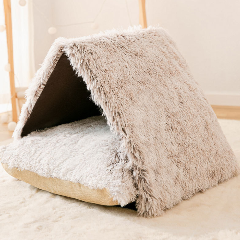 Triangle Snow House Cat House
