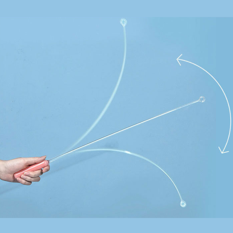 Jellycat transparent wand cat toy