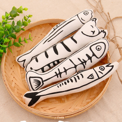 Fish shape catnip cat toy