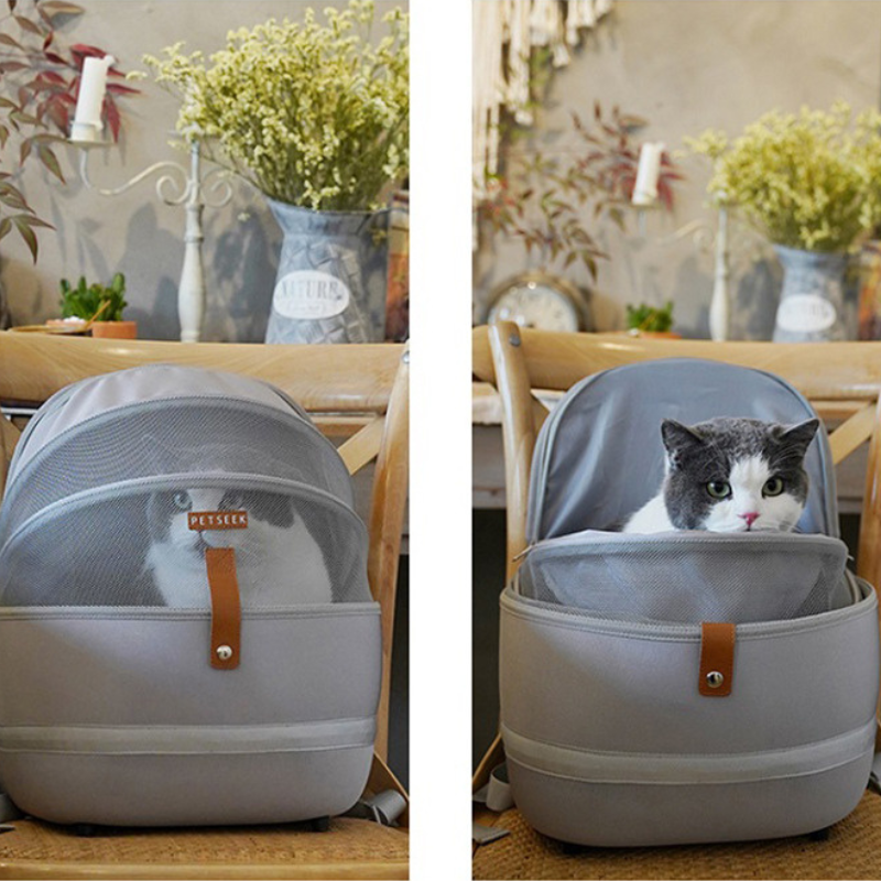 Easy travel cat carrier