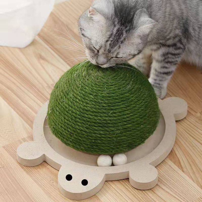 Turtle shape cat scratcher