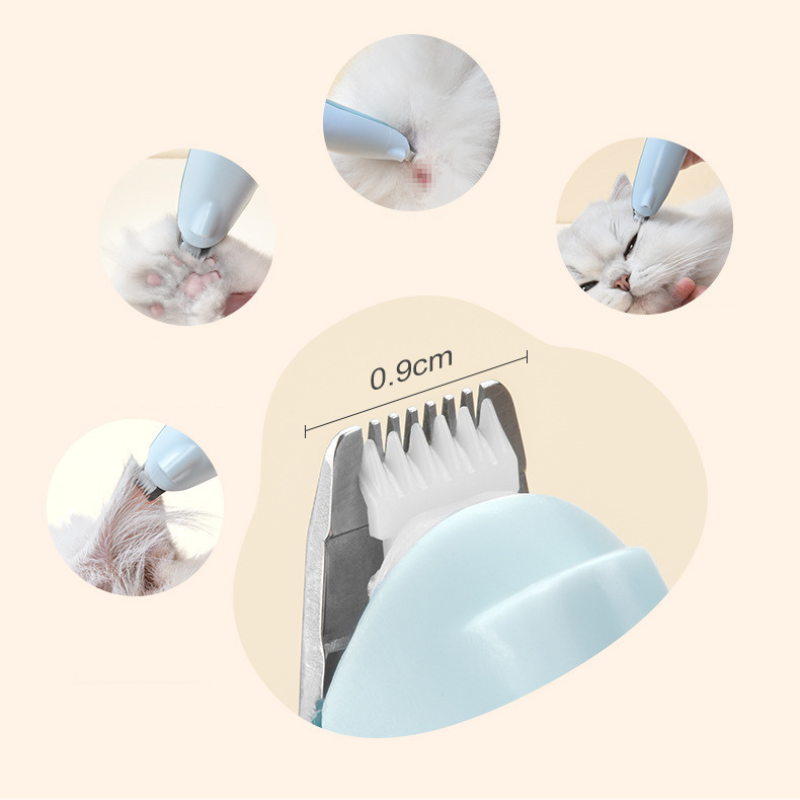 Low-noise cat paw trimmer