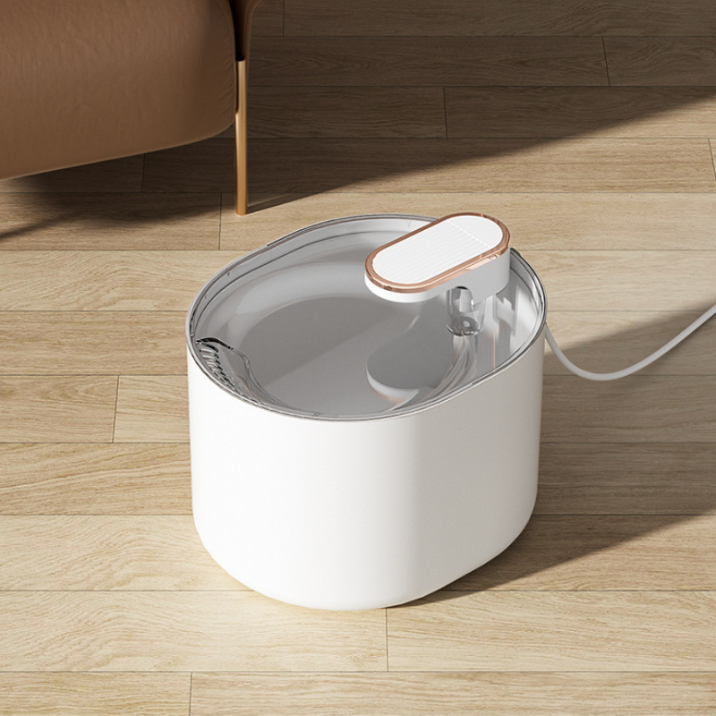 Cat water fountain round-shape