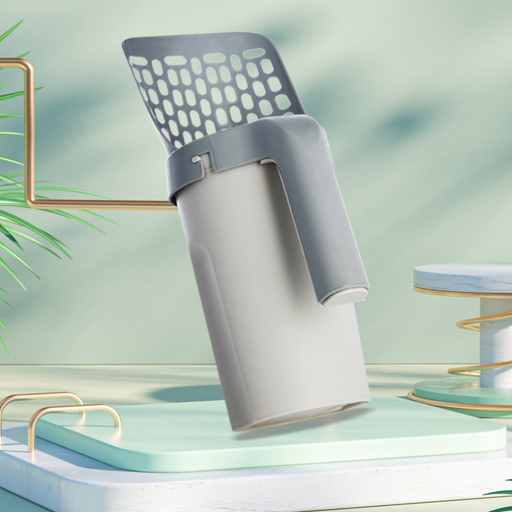 Comfortable cat litter scoop with bag