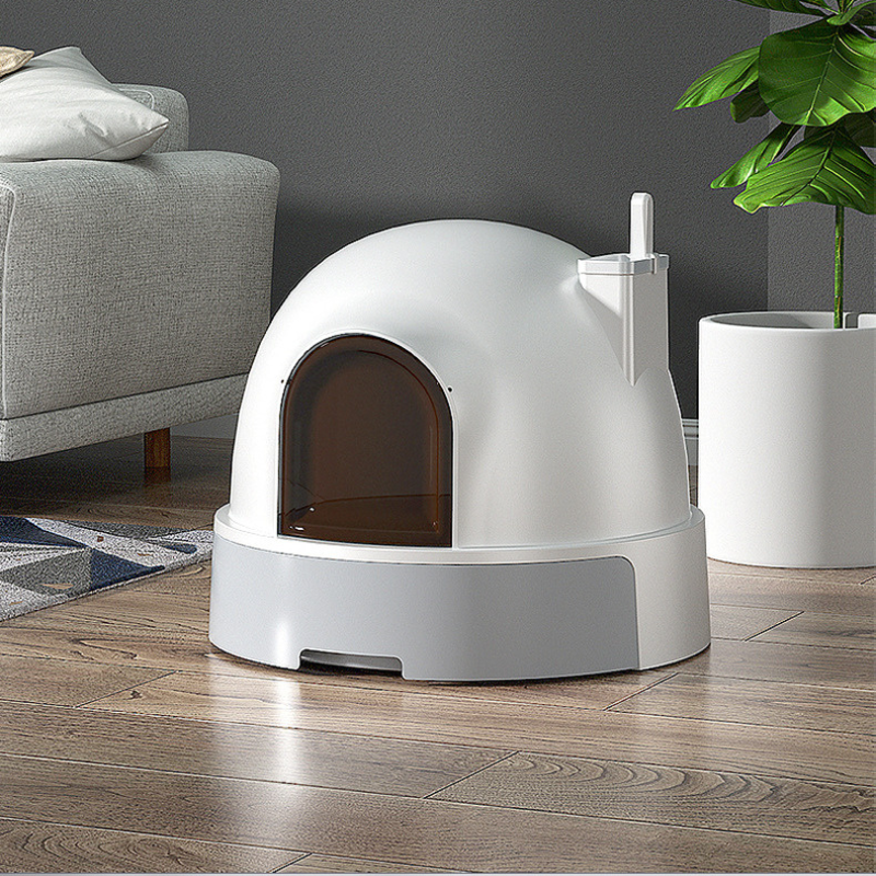 LUSMO snow house enclosed cat litter box