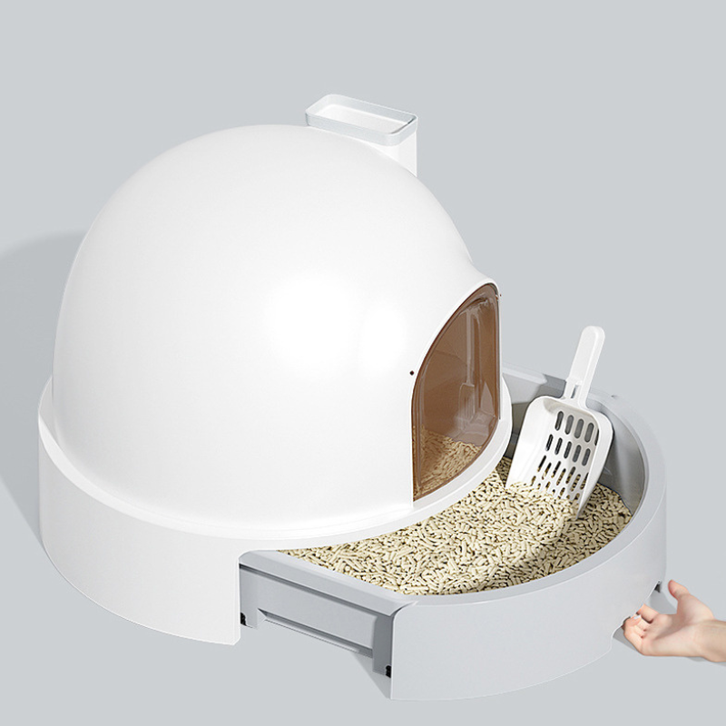 LUSMO snow house enclosed cat litter box