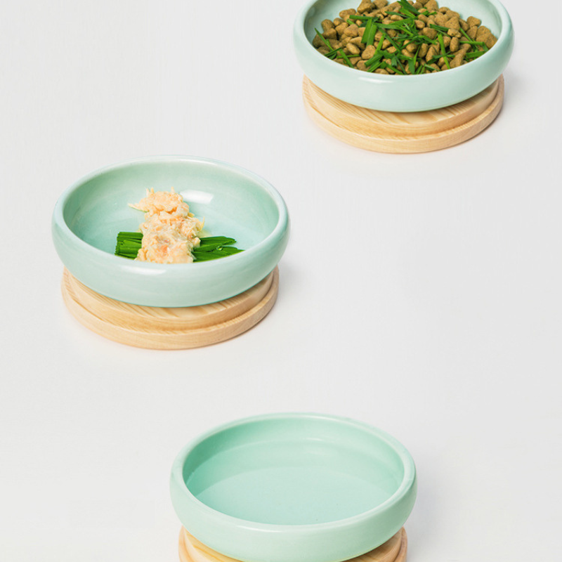 wakupet ceramic cat food bowl