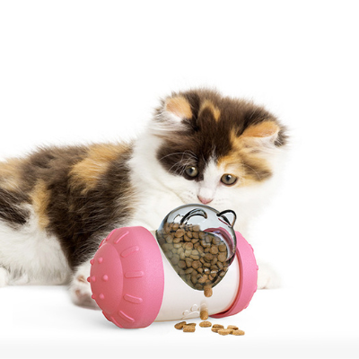 Interactive slow feeder cat toy