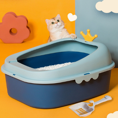 Crown cat litter box