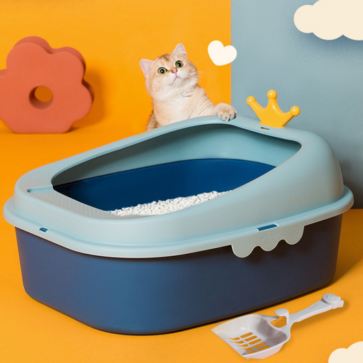 Crown cat litter box