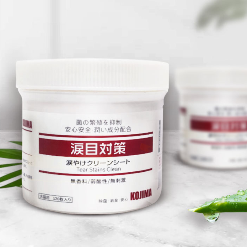 KOJIMA tear stains clean wipes 120 pieces