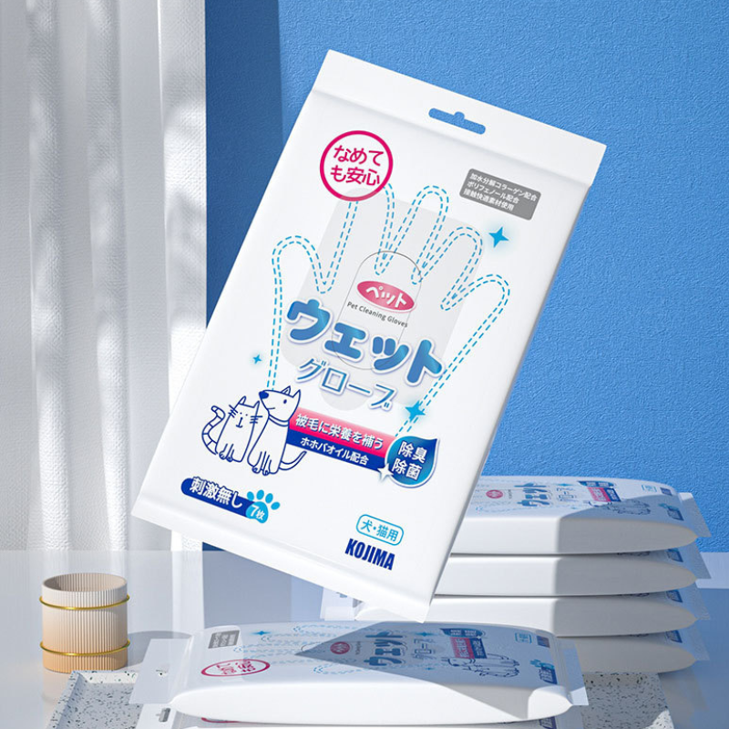 kojima pet wash-free gloves 7 pieces