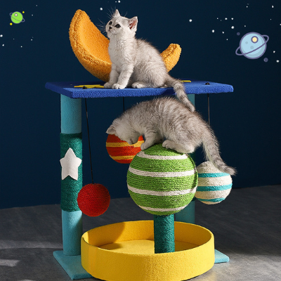 Star-style colorful cat tree (luxury)