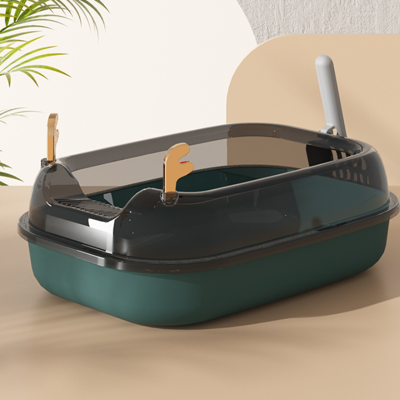 Antler Semi-Enclosed Cat Litter Box