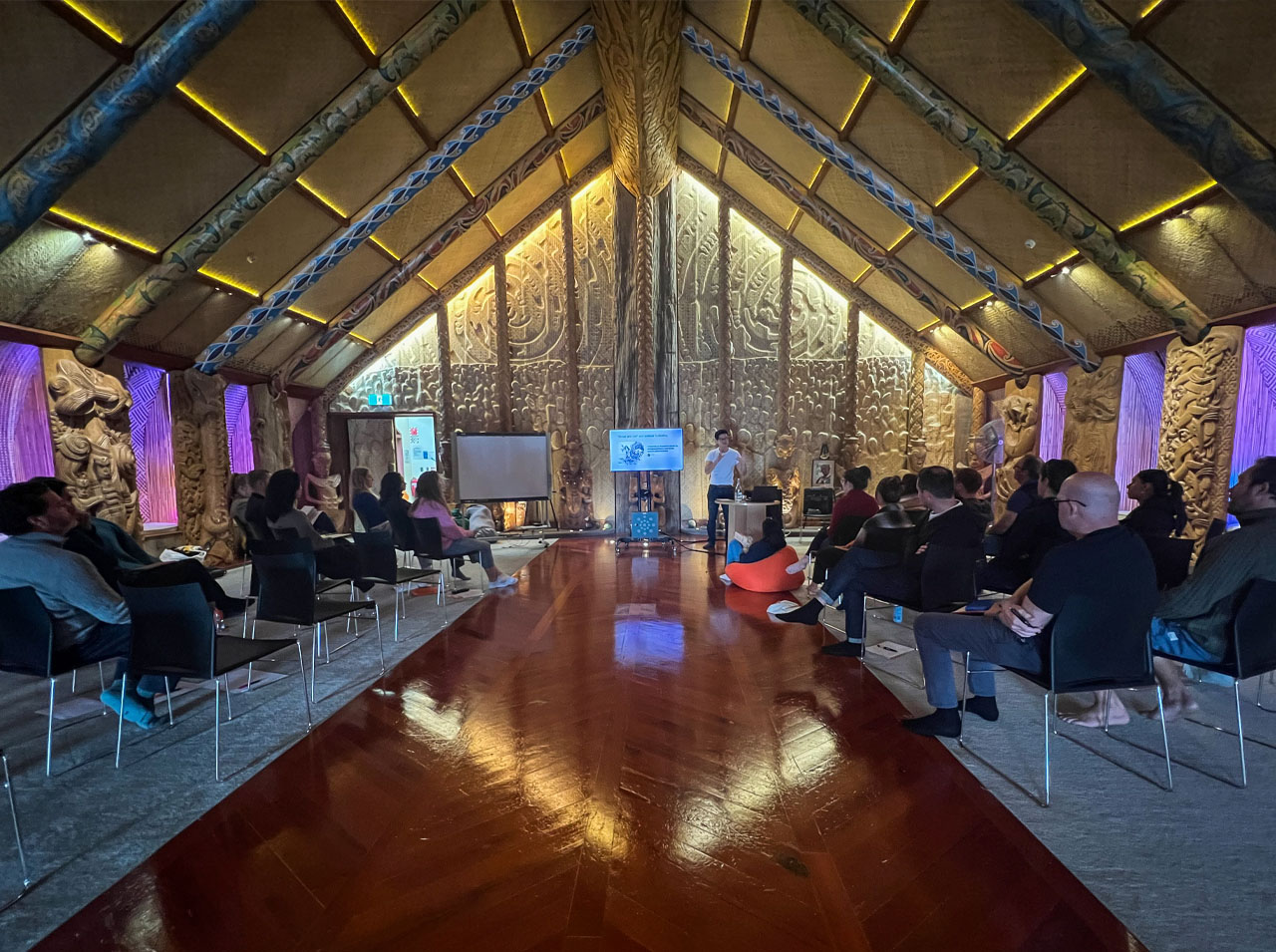 Darryn sharing insights on Te Tiriti as a living foundation