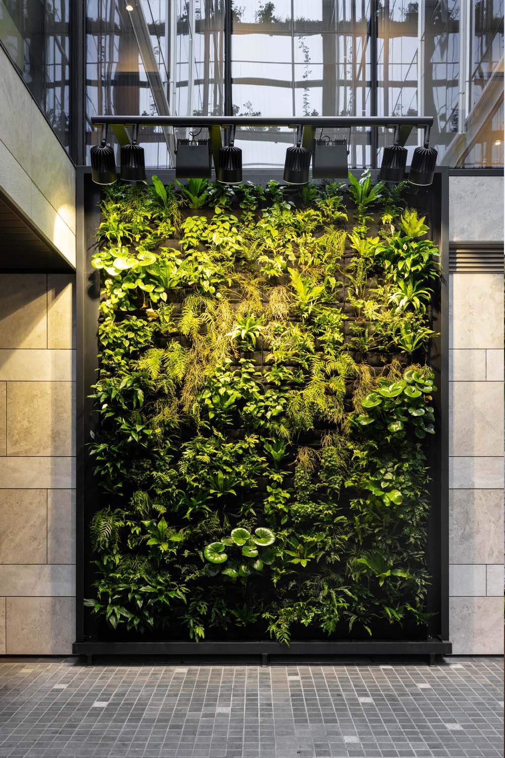 Natural materials reflect the site’s history