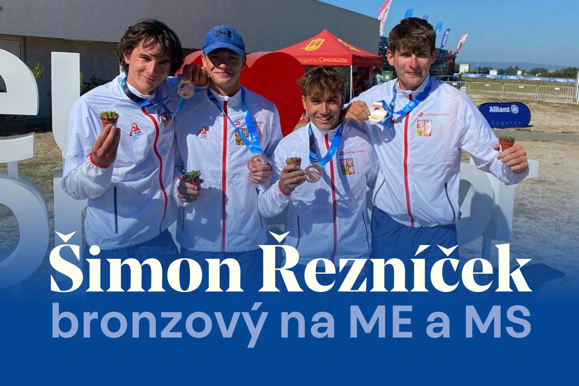 Kadaňský odchovanec Šimon Řezníček vybojoval bronz na mistrovství světa i Evropy juniorů v kanoistice