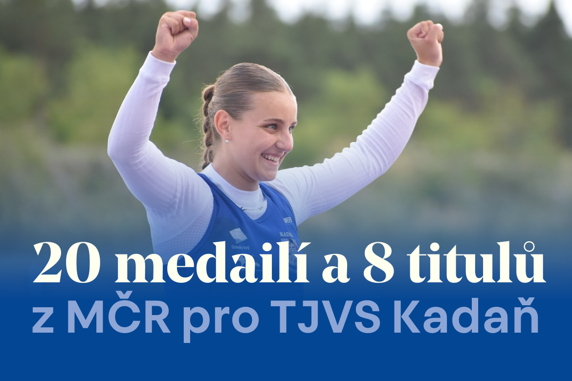Dvacet medailí a osm titulů z mistrovství republiky pro TJVS Kadaň