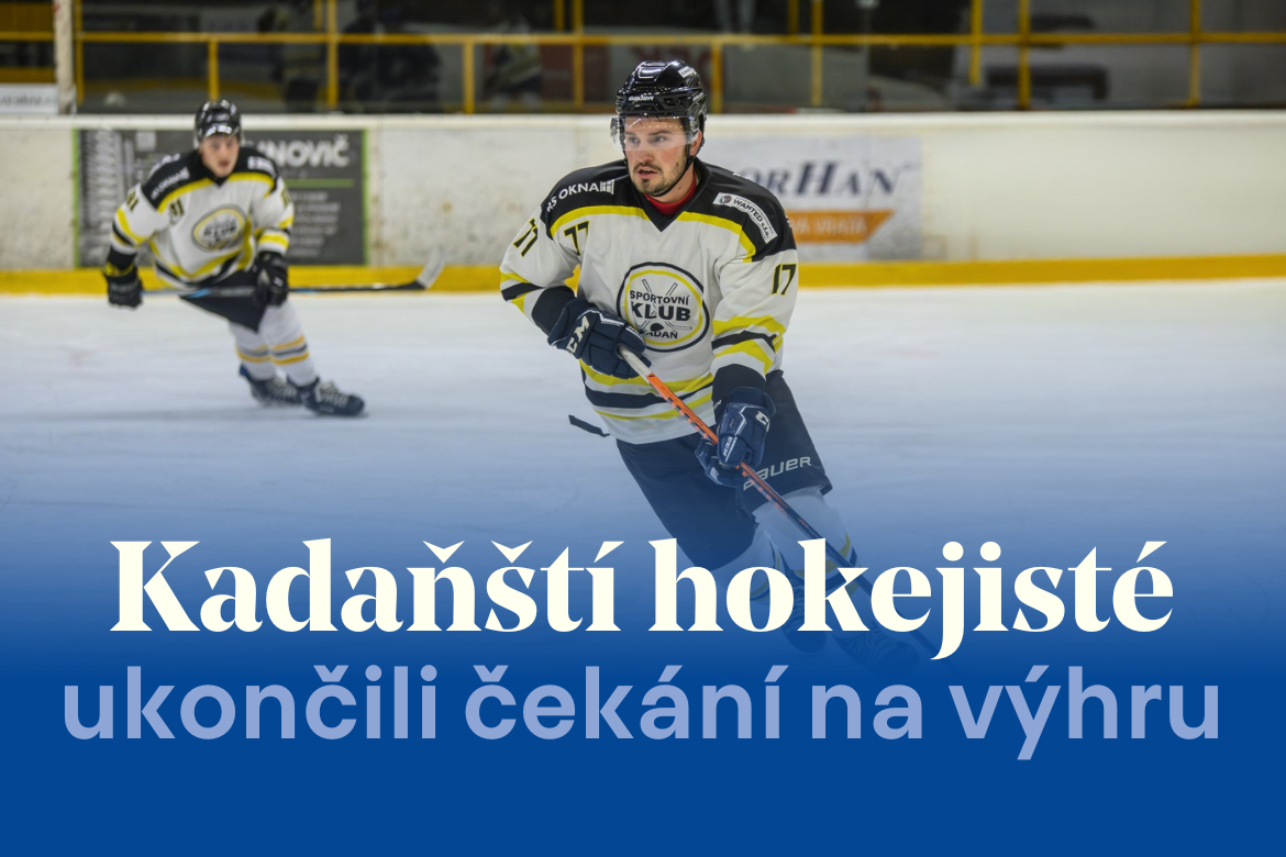 Kadaňští hokejisté slavili první letošní výhru, odnesl to Most