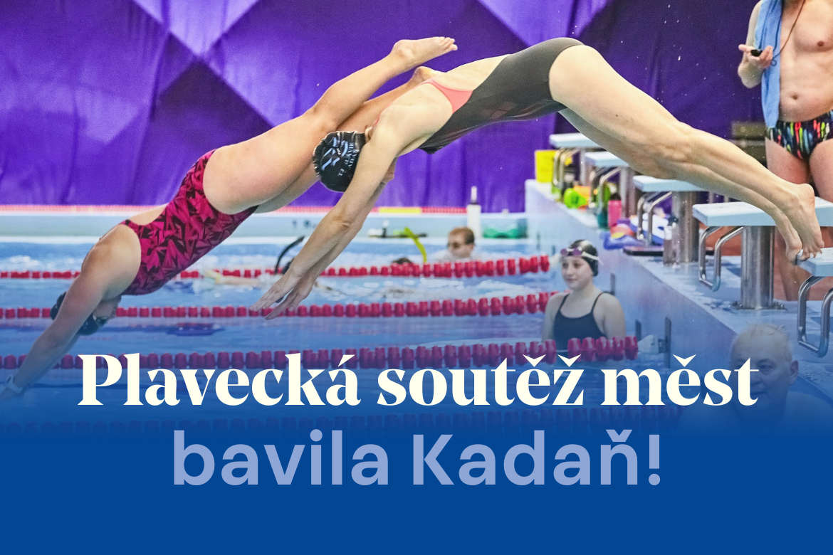 Plavecká soutěž měst bavila Kadaň!