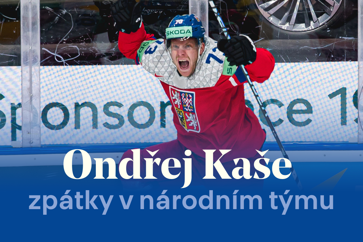 Ondřej Kaše se poprvé od zlatého mistrovství vrací do reprezentace! Nechybí v nominaci na závěrečný turnaj před olympiádou