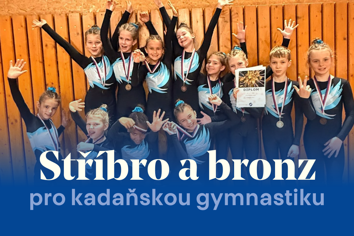 Stříbro a bronz pro kadaňskou gymnastiku