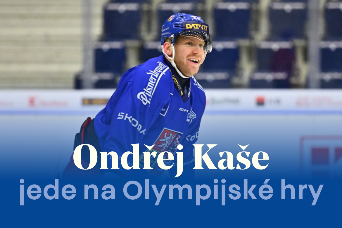 Ondřej Kaše jede do Milána! Odchovanec Kadaně byl nominován na ZOH 2026