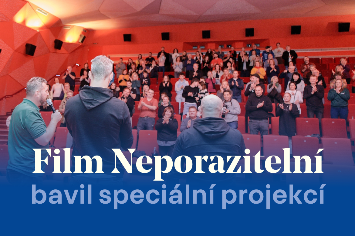 Film Neporazitelní pobavil Kadaň speciální projekcí s naším rodákem a kapitánem parahokejové reprezentace Radkem Zelinkou
