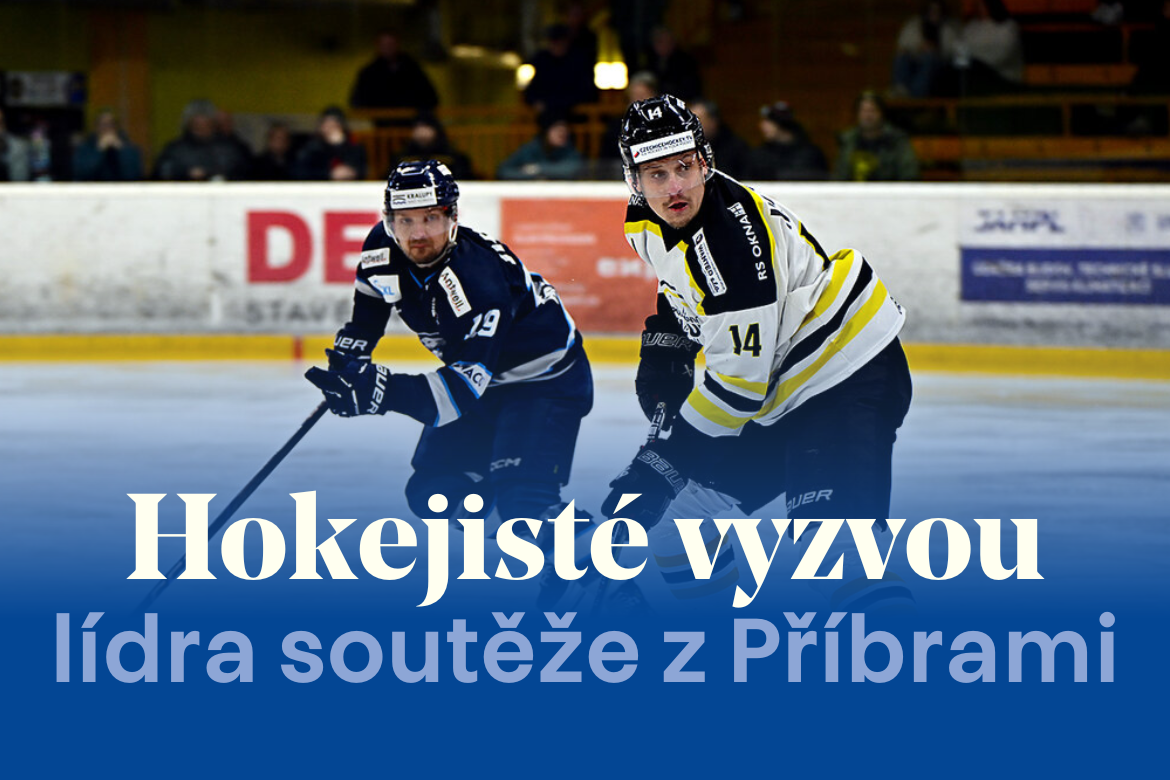 Hokejový šlágr v Kadani, přijede nejlepší tým soutěže 