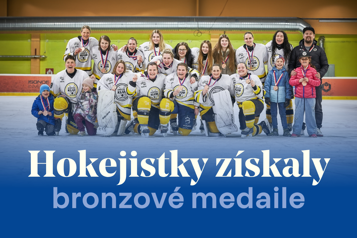 Kadaňské hokejistky slaví extraligový bronz
