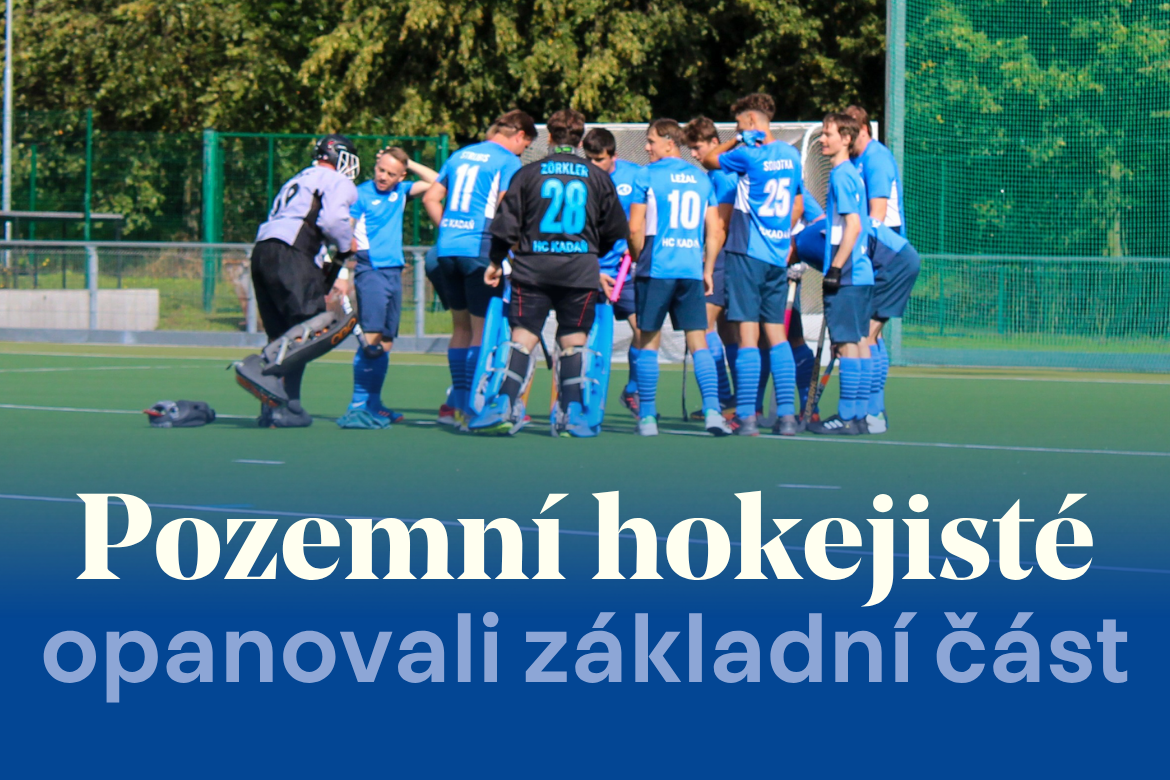 VÝSLEDKY: Pozemní hokejisté ovládli základní část první ligy