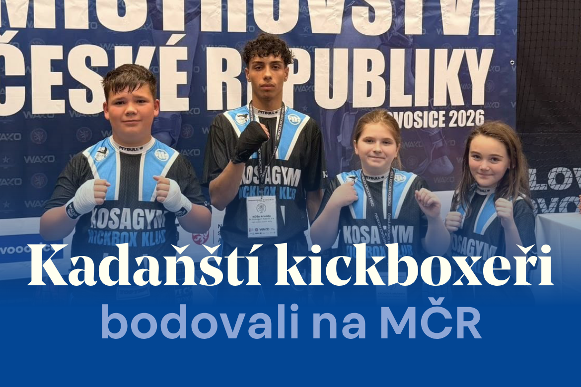 Dvě stříbra z MČR v kickboxu pro kadaňské barvy