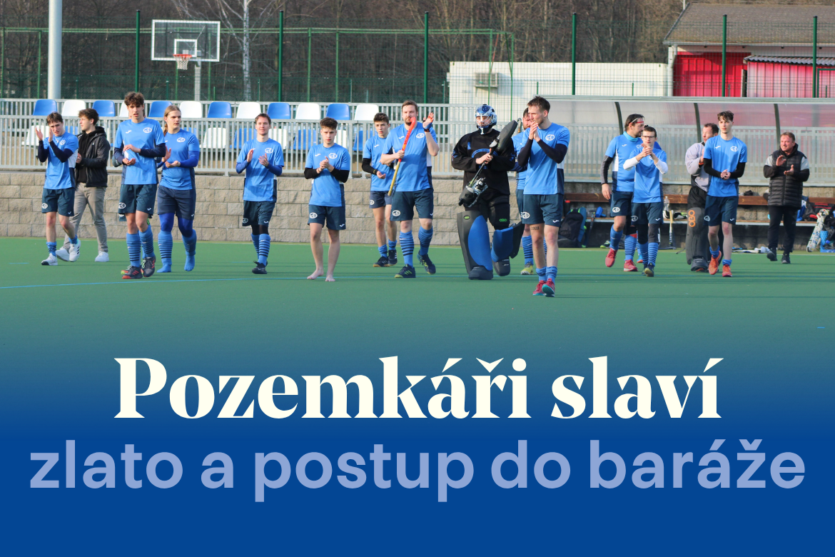 Pozemní hokejisté ovládli první ligu. O návrat do extraligy si zahrají s Hradcem