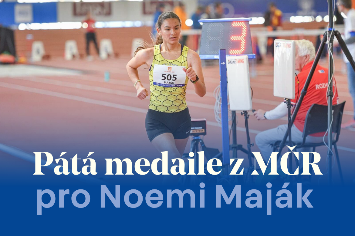 Pátá mistrovská medaile pro kadaňskou chodkyni Noemi Maják