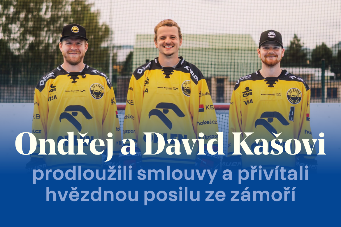 Bratři Kašovi prodloužili v Litvínově, zároveň přivítali posilu z NHL