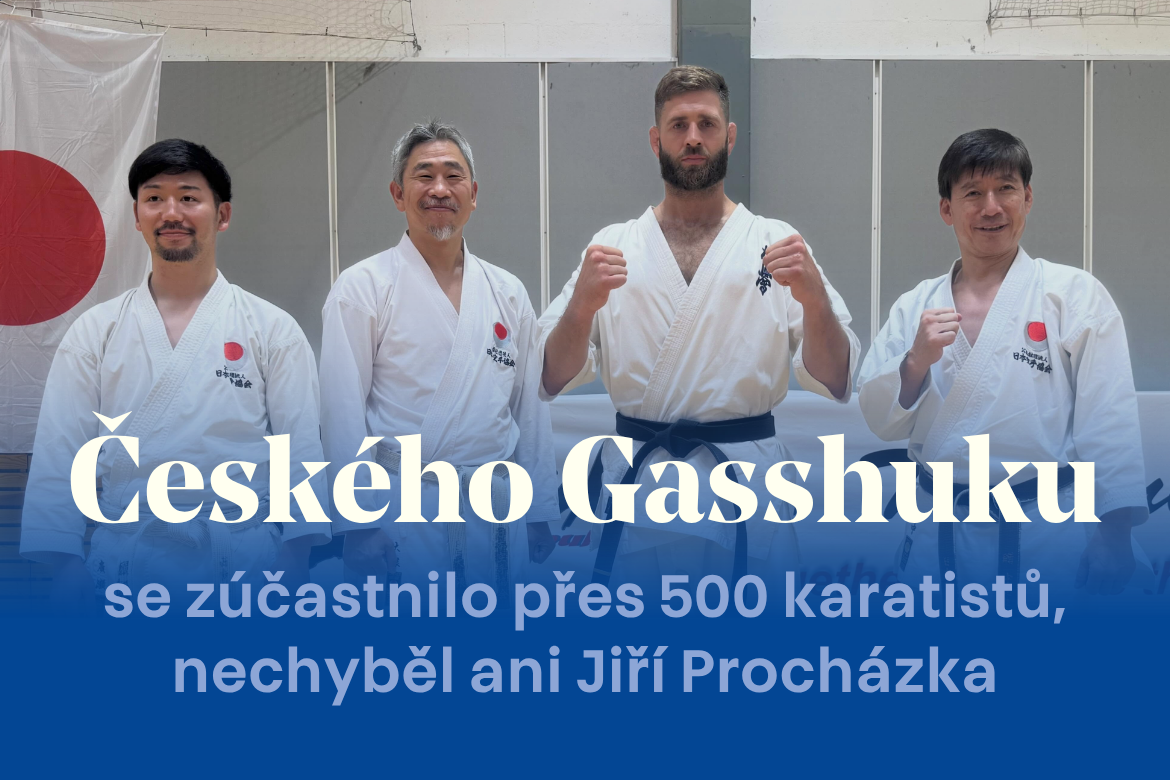 Kadaň hostila rekordní České Gasshuku. Dorazilo přes 500 karatistů i Jiří Procházka