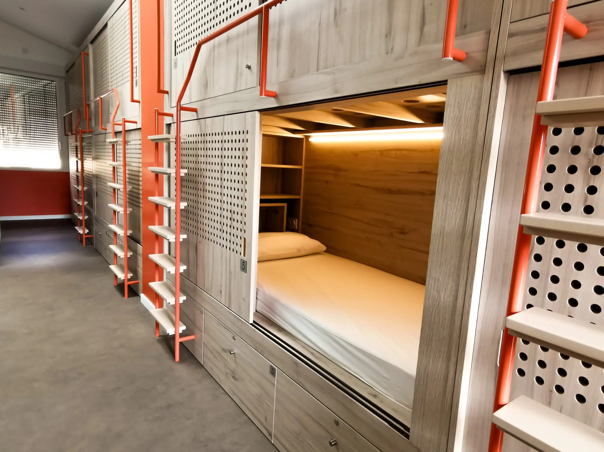 Dortoir de l'hostel Hosho Bordeaux Centre Victoire