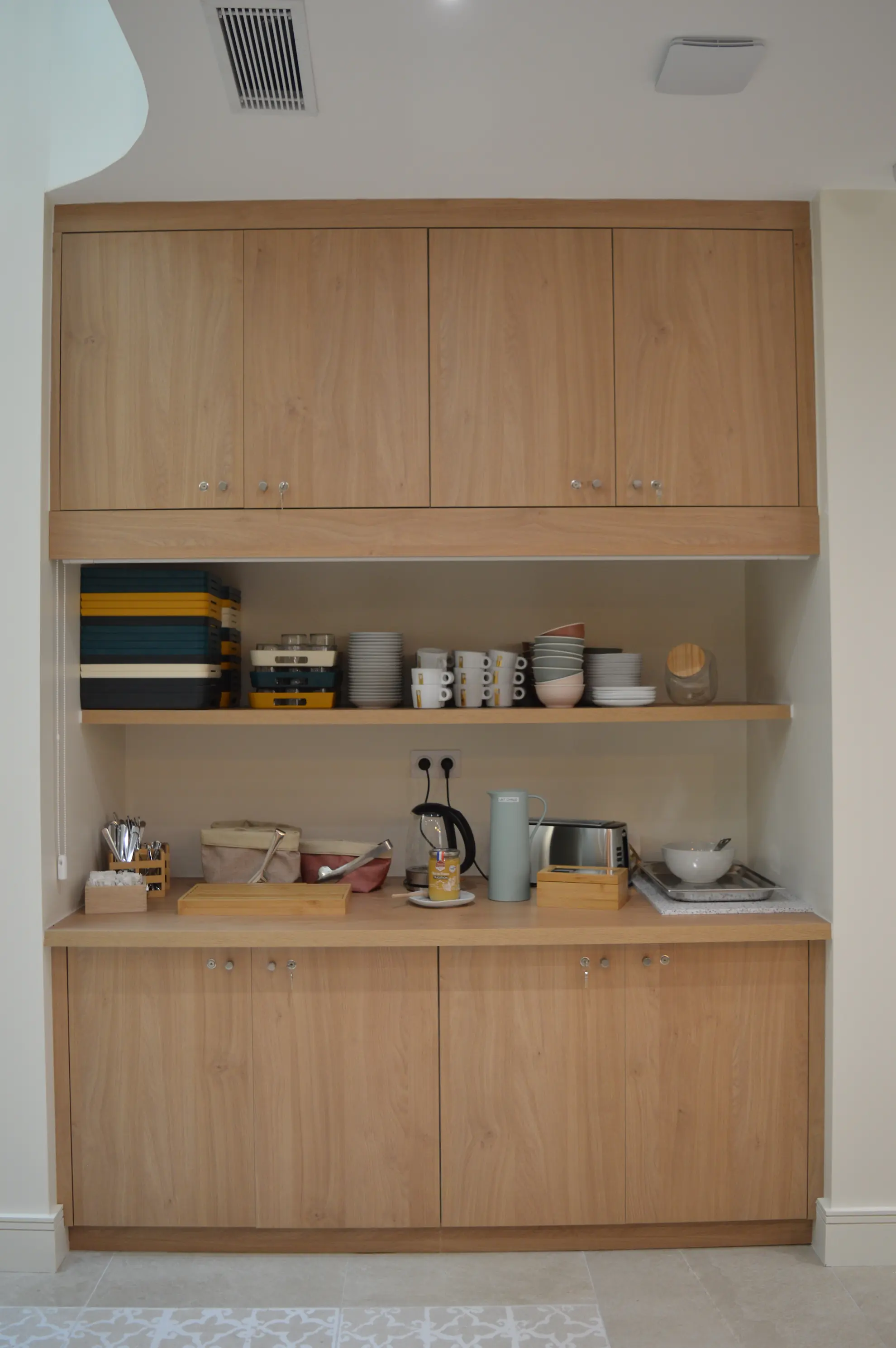 Cuisine partagée de l'hostel Hosho Bordeaux Centre Victoire