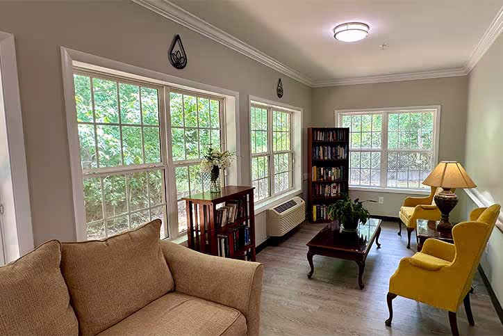 senior care home enclosed porch