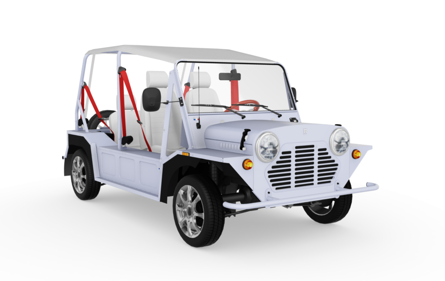 Kate Mini Moke bleu voiture de plage électrique occasion
