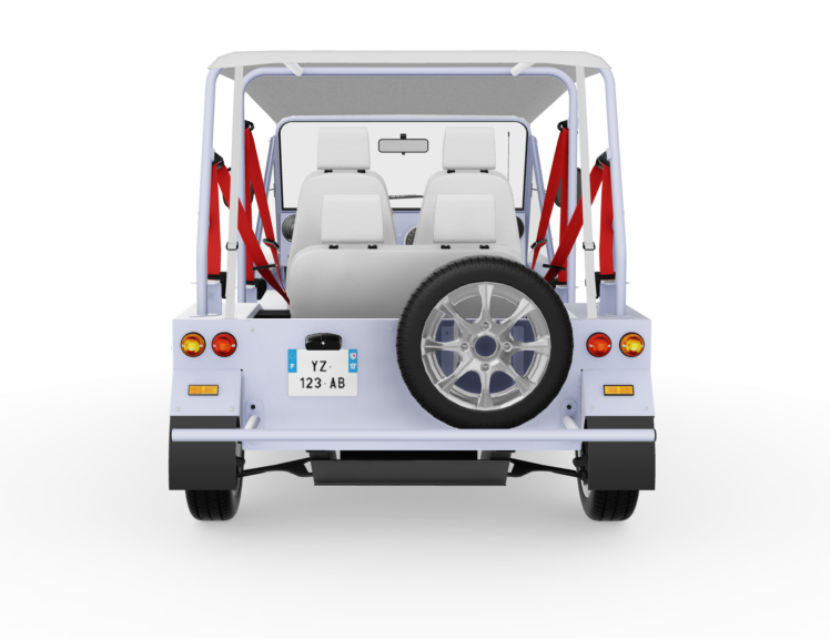 Kate Mini Moke bleu voiture de plage électrique occasion