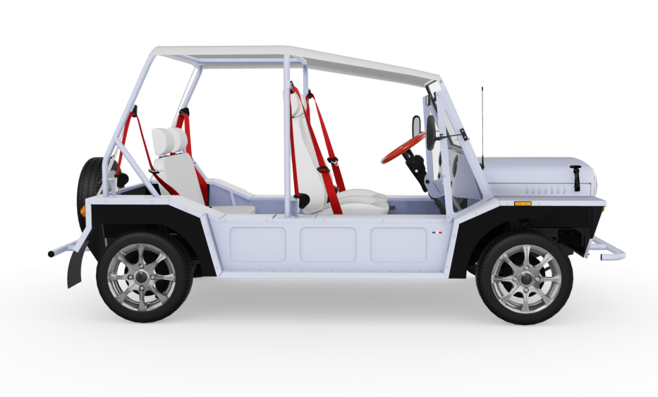 Kate Mini Moke bleu voiture de plage électrique occasion