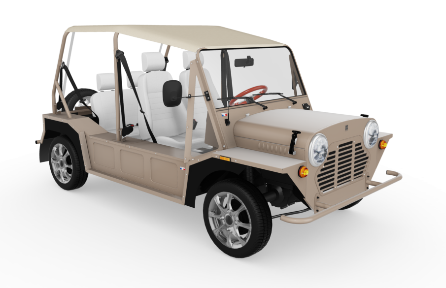 Kate Mini Moke bleu voiture de plage électrique occasion